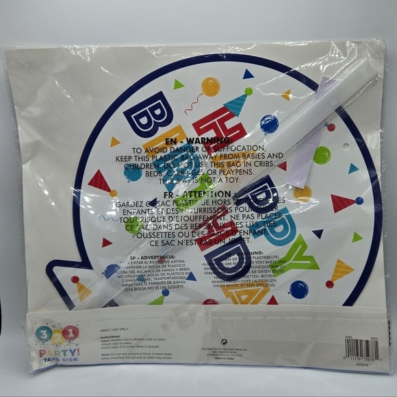 321 Party! Peppy Birthday Yard Signs - Picture 4 of 6